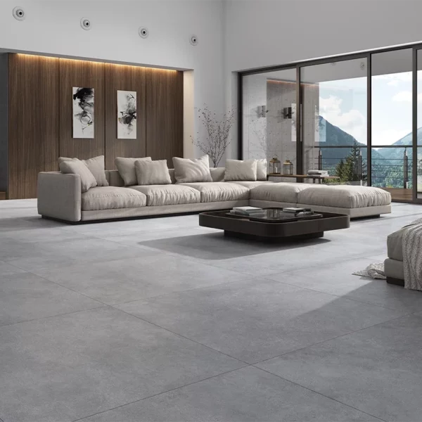 1200 x 1200 porcelain tiles in a luxury house