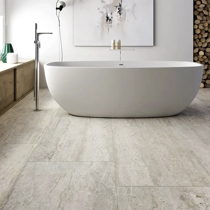 bathroom large floor tiles