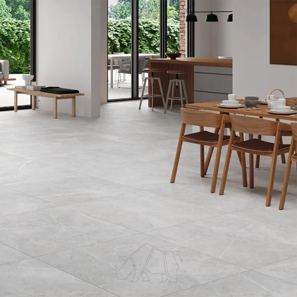 Modern large kitchen floor tiles